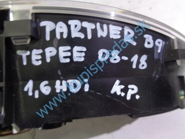 tachometer na peugeot partner III, 1,6hdi, 9801642080